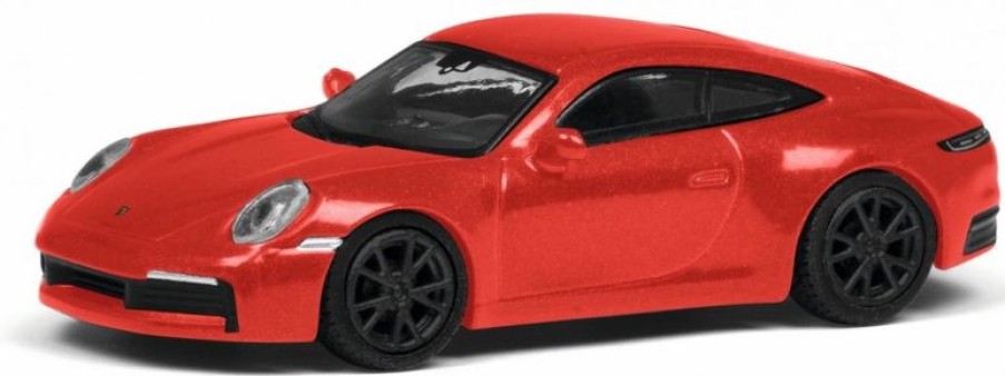 European Model Trains * | Schuco 452670400 Ho Scale (1:87) Porsche 911 (992) Carrera S Coupe Red