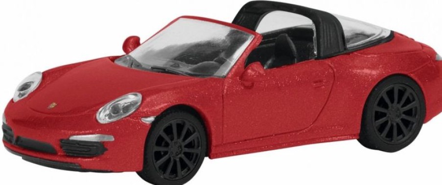 European Model Trains * | Schuco 452670900 Ho Scale (1:87) Porsche 911 (991) Targa 4S Red