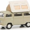 European Model Trains * | Schuco 452670800 Ho Scale (1:87) Vw T2A Camper Tan And White