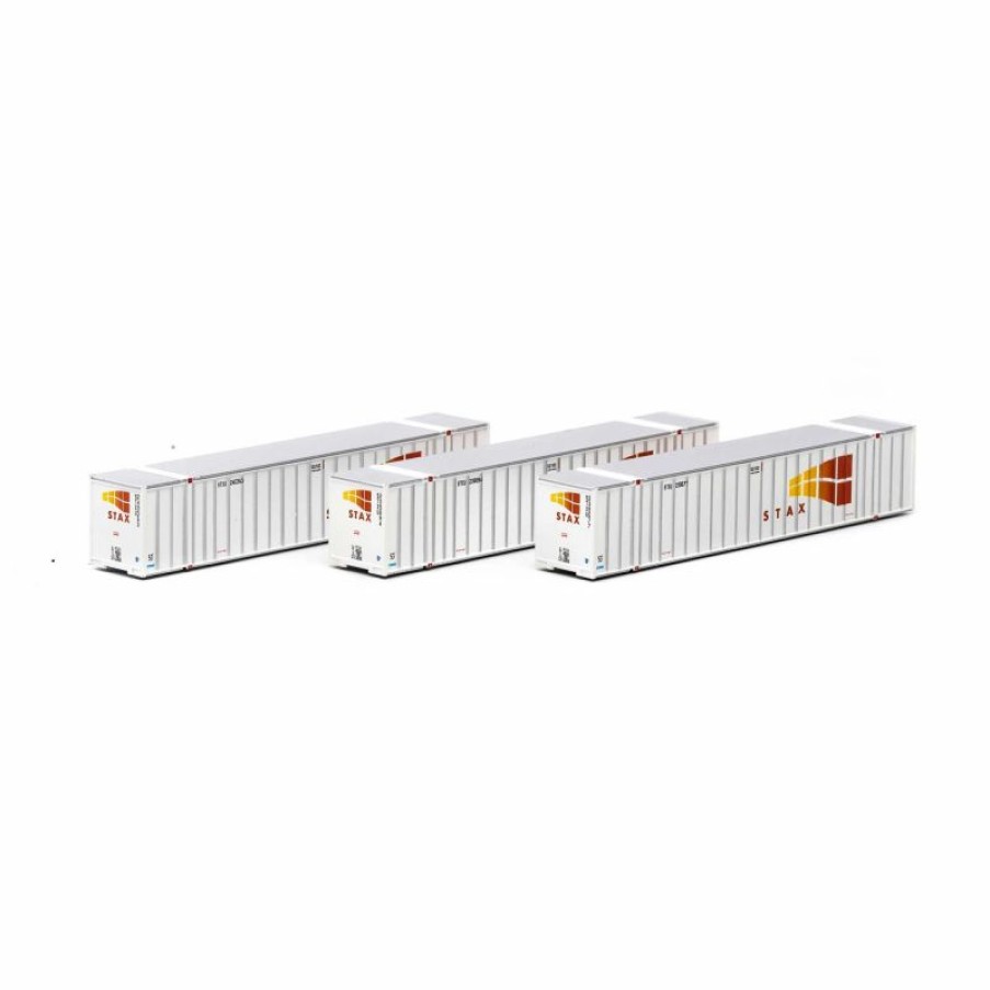 Vehicles * | Athearn 17657 N Scale 53 Stoughton Intermodal Container 3-Pack Stax