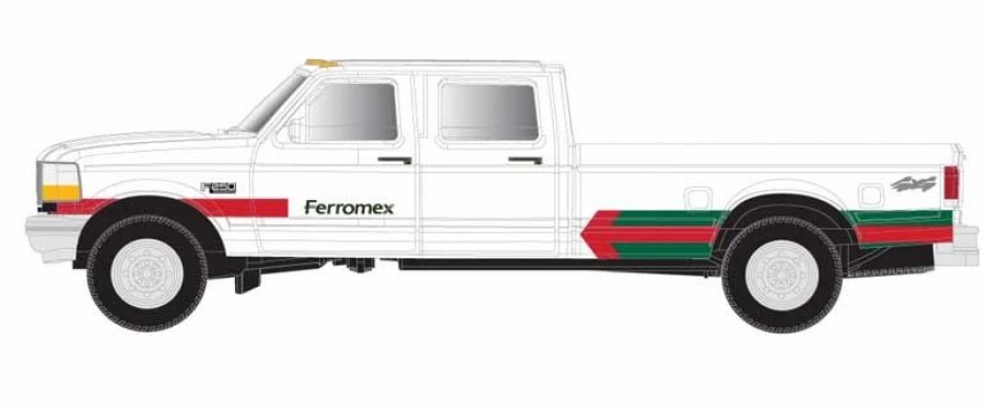 Vehicles * | Atlas 60000160 N Scale Ford F-250 And F-350 Pickup Truck Set Ferromex