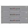 Vehicles * | Athearn 17712 N Scale 40 Smooth Side Container Sealand 3 Pack