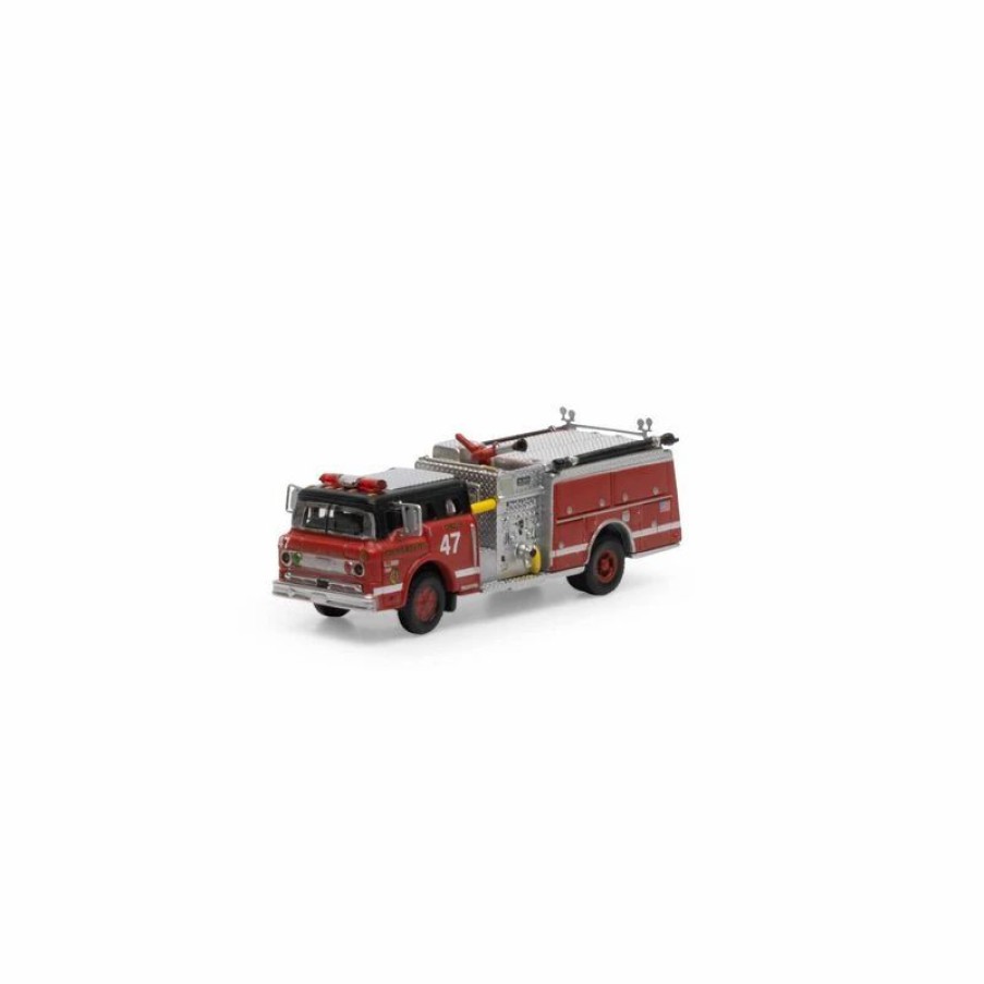 Vehicles * | Athearn 10299 N Scale Ford C Canopy Cab Pumper Fire Truck Chicago #47