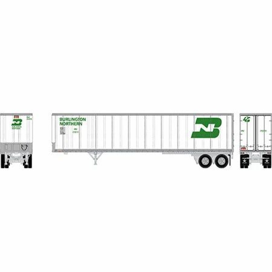 Vehicles * | Athearn 13833N Scale 45 Fruehauf Z-Van Trailer Burlington Northern Bnz 250155