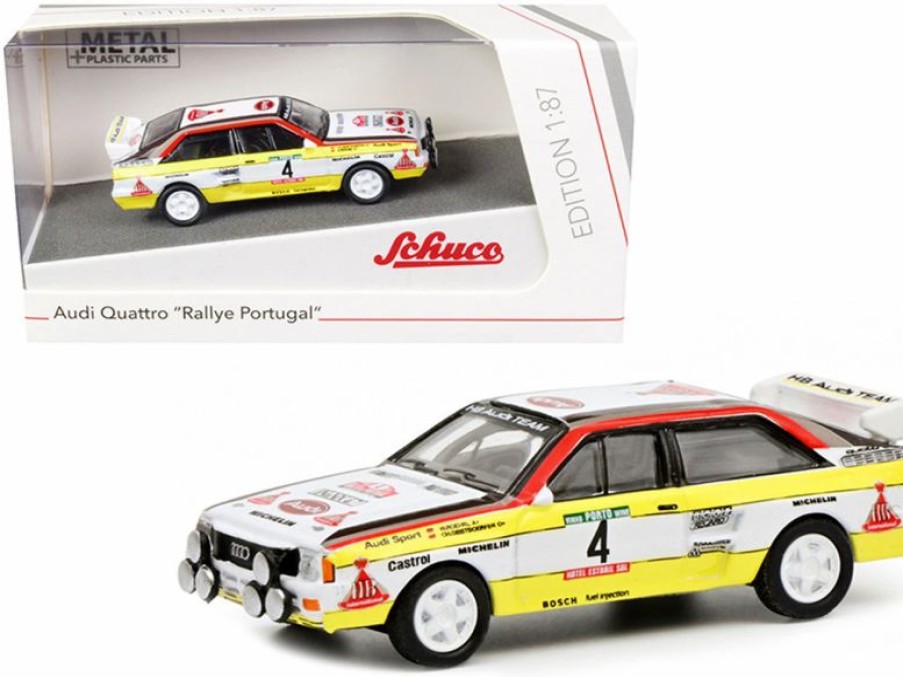 European Model Trains * | Schuco 452661300 Ho Scale (1:87) Audi Quattro #4 Rally Car