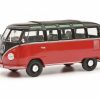 European Model Trains * | Schuco 450785700 (1:32) Vw T1B Samba Black And Red