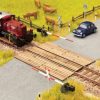 European Model Trains * | Noch 14624 N Scale Wooden Plank Grade Crossing