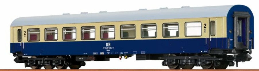 European Model Trains * | Brawa 45363 Ho Scale Bghwe 2Nd Class Passenger Car Deutsche Reichsbhan Dr 28-15 242-0 Nos