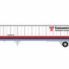 Vehicles * | Athearn 13838 N Scale 45 Fruehauf Z-Van Trailer Transamerica Tdsz 550136