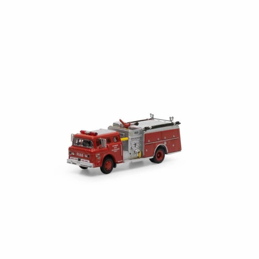 Vehicles * | Athearn 10297 N Scale Ford C Canopy Cab Pumper Fire Truck La City #P108