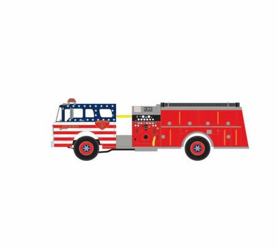 Vehicles * | Athearn 10282 N Scale Ford C Canopy Cab Pumper Fire Truck Napa Bicentennial