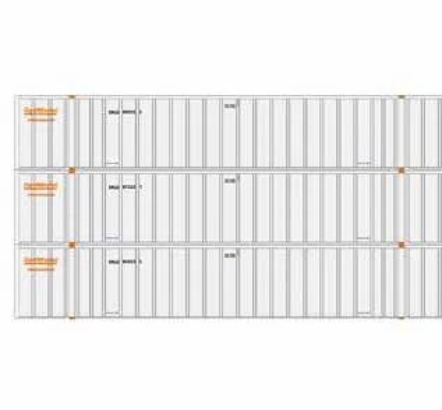 Vehicles * | Athearn 17314 N Scale 53 Stoughton Intermodal Container Optimodal Snlu 3 Pack #1