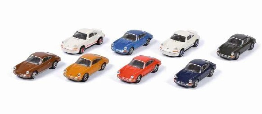 European Model Trains * | Schuco 452650200 Ho Scale (1:87) Porsche 911 8 Car Set