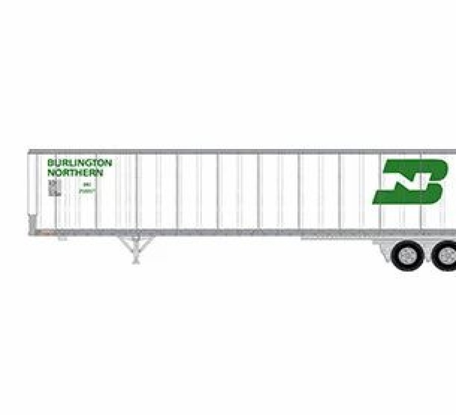 Vehicles * | Athearn 13834N Scale 45 Fruehauf Z-Van Trailer Burlington Northern Bnz 250207