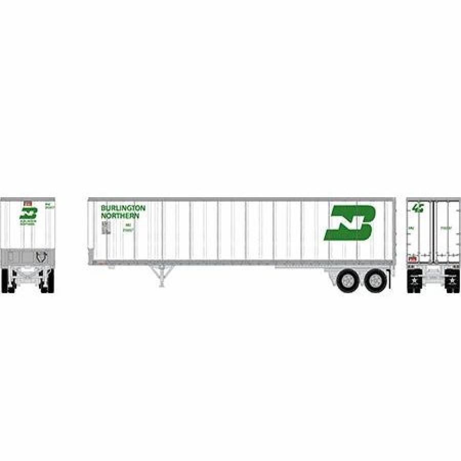 Vehicles * | Athearn 13834N Scale 45 Fruehauf Z-Van Trailer Burlington Northern Bnz 250207