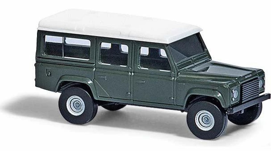 Vehicles * | Busch 8371 N Scale Land Rover Discovery Dark Gray And White