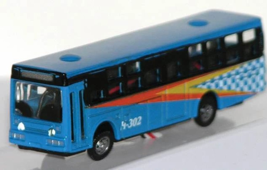 Vehicles * | Herpa 63670 N Scale Bus Type 2 With Working Headlights Blue Orange And White