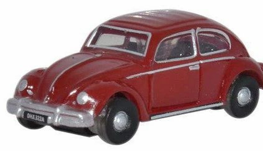 Vehicles * | Oxford Diecast Nvwb002 N Scale Volkswagen Vw Beetle Bug Ruby Red