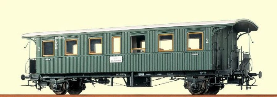 European Model Trains * | Brawa 2160 Ho Scale 2 Axle Carriages Passenger Car Db #1- Nos