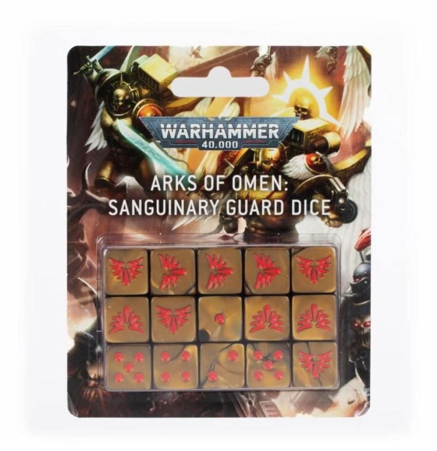 Games Workshop * | Games Workshop Arks Of Omen: Sanguinary Guard Dice Set