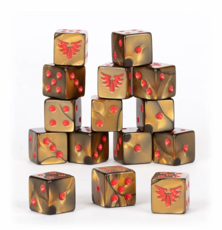 Games Workshop * | Games Workshop Arks Of Omen: Sanguinary Guard Dice Set