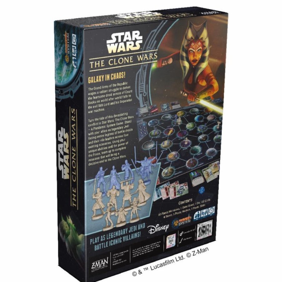 Board Games * | Z-Man Games Star Wars The Clone Wars: A Pandemic System Game Zm7126En