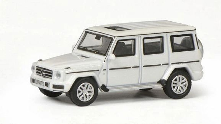 European Model Trains * | Schuco 452639700 Ho Scale (1:87) Mercedes Benz G-Class G-500 White