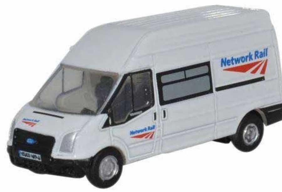 Vehicles * | Oxford Diecast Nft005 N Scale Ford Transit Van High Roof Network Rail