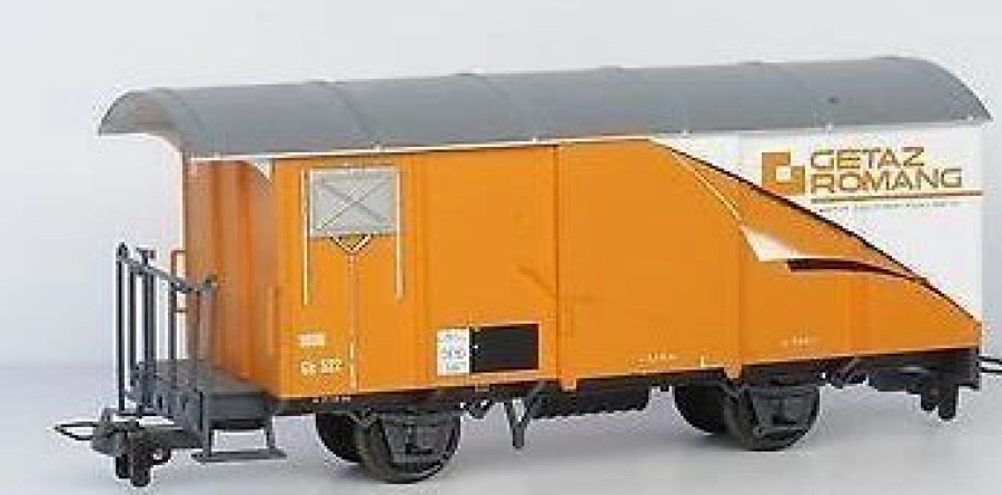 European Model Trains * | Bemo 2274 322 Hom Scale (Narrow Gauge) Mob Gk 522 Boxcar Wagon Getaz Romang Nos