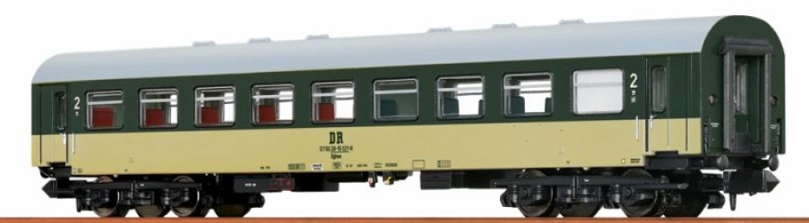 European Model Trains * | Brawa 45364 Ho Scale Bghwe 2Nd Class Passenger Car Deutsche Reichsbhan Dr 28-15 021-8 Nos