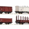 European Model Trains * | Roco 44002 Ho Scale Frieght Car 8 Pack Deutsche Bundesbahn Db Nos