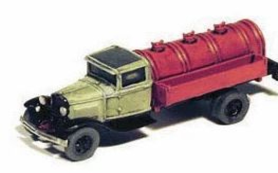 Vehicles * | Ghq 56012 N Scale 1930'S Fuel Truck Unpainted Metal Kit